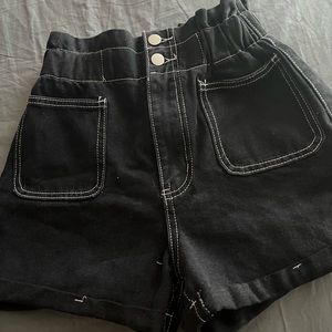 Shein Black high waisted shorts size extra small